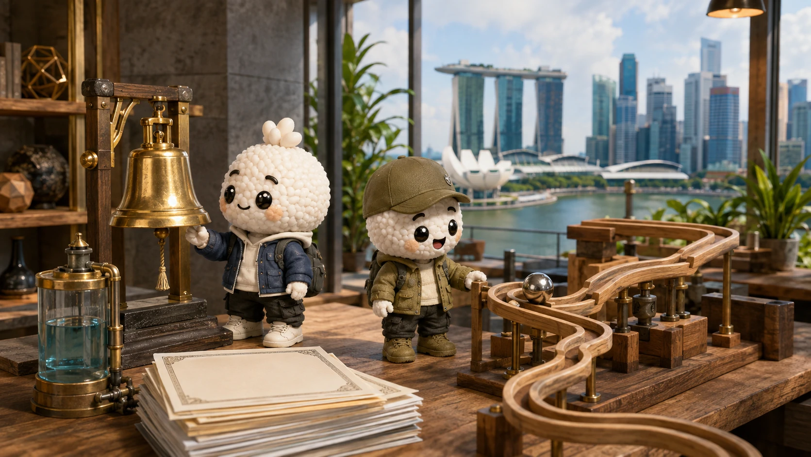 Editorial illustration for Singapore’s IPO recovery raises an aftermarket test
