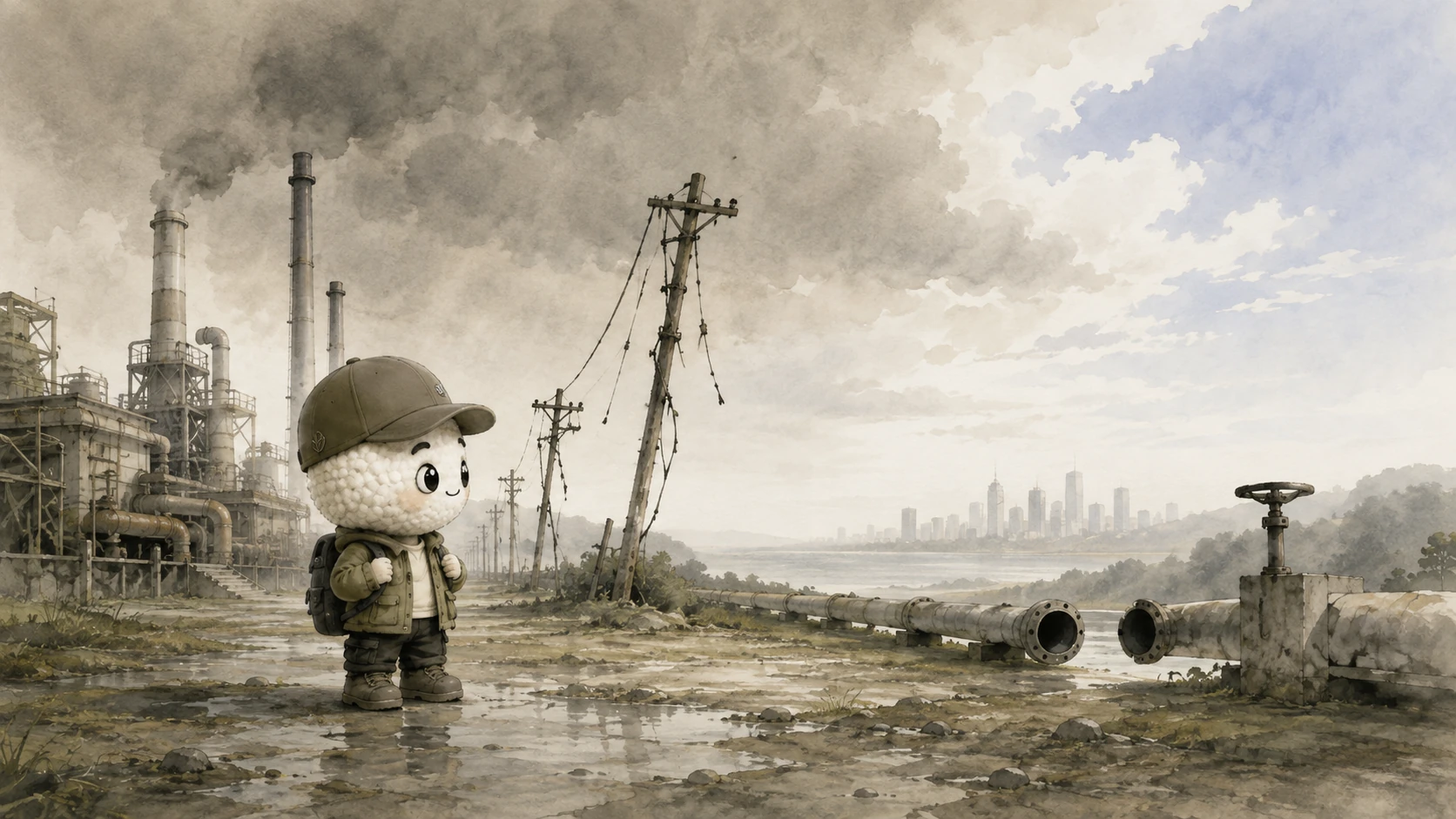 Editorial illustration: risks